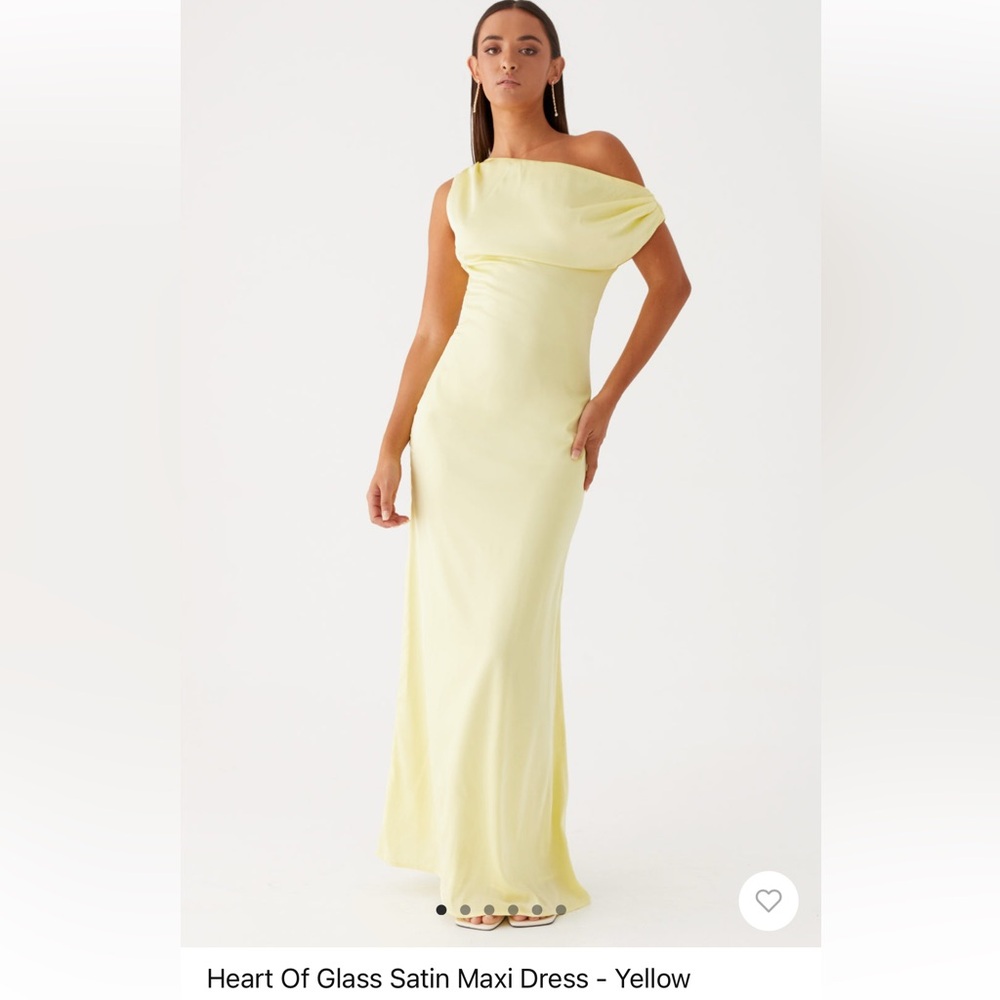 Heart of Glass Satin Maxi Dress SOLD OUT